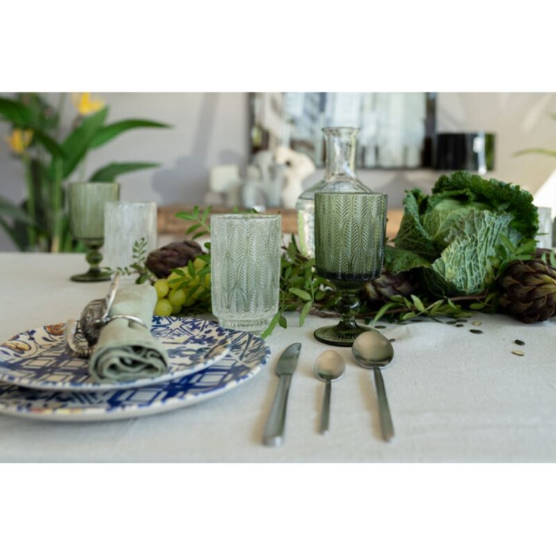 Kare Wine Glass Fogli Green (4)