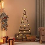 Metal Christmas Tree Jamie Black 70x26.5x180cm (4)