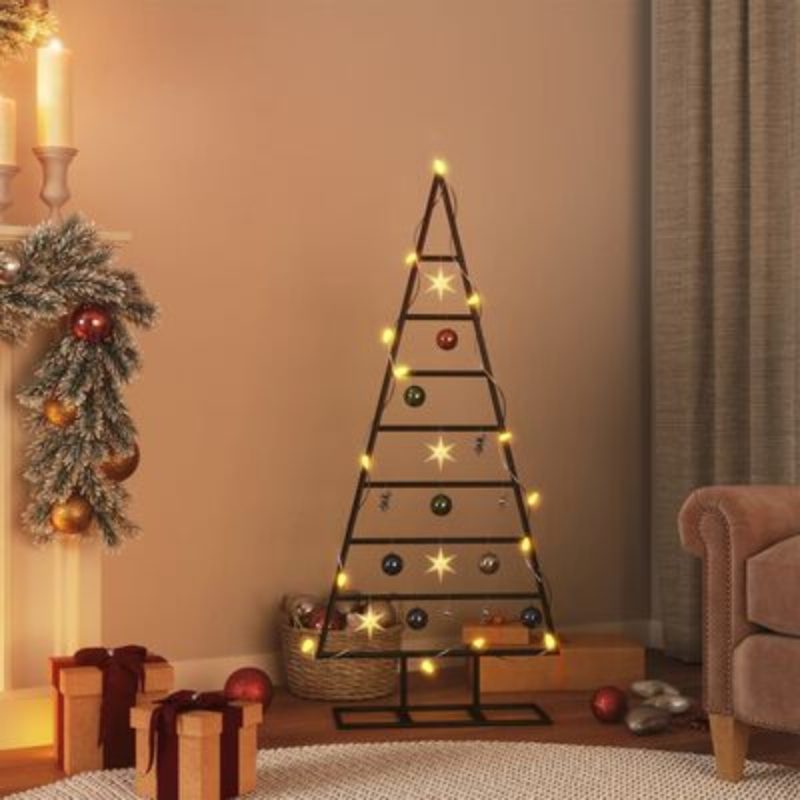 Metal Christmas Tree Jamie Black 70x26.5x180cm (4)