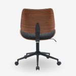 Office Chair Katrin Walnut Black 52x54x90.5cm (5)