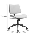Office Chair Walnut White 52x54x90.5cm (6)