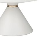 Side Table Cool White Marble Metal Ø70x40cm (3)