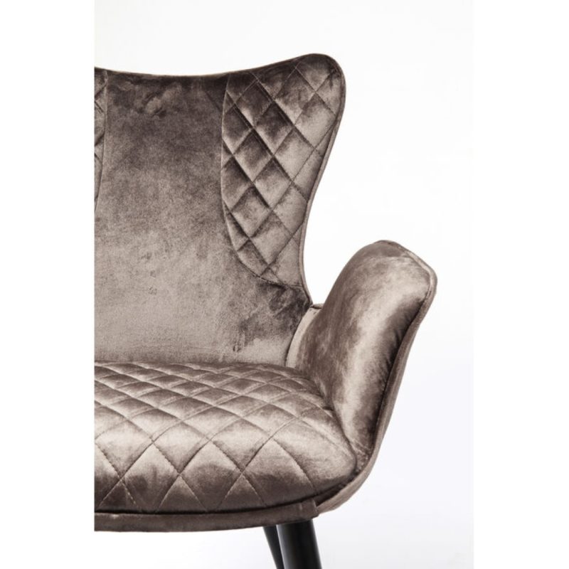 Kare Chair With Armrest Dream Brown (10)