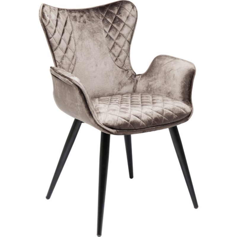 Kare Chair With Armrest Dream Brown (5)