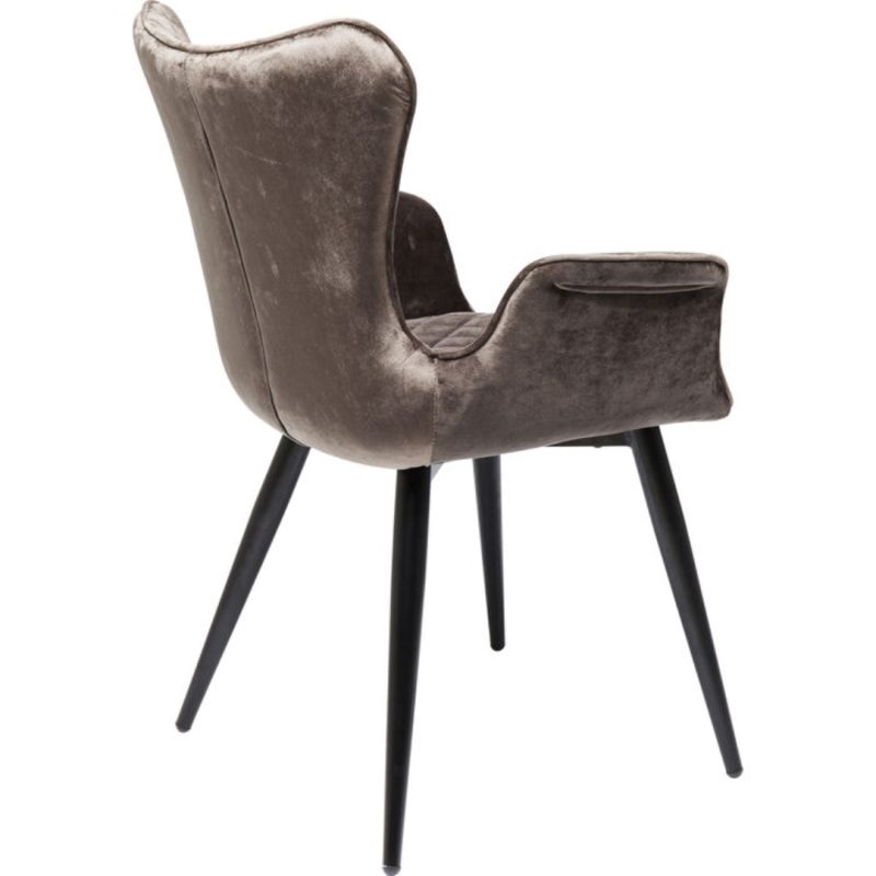 Kare Chair With Armrest Dream Brown (7)