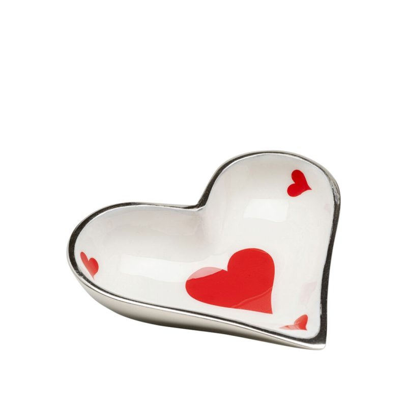Kare Deco Bowl Hearts Card 15x13cm