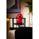 Kare Money Box Monkey Kikazaru Red (3)