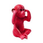 Kare Money Box Monkey Kikazaru Red (4)