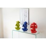 Kare Money Box Monkey Kikazaru Red (6)