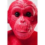 Kare Money Box Monkey Kikazaru Red (7)