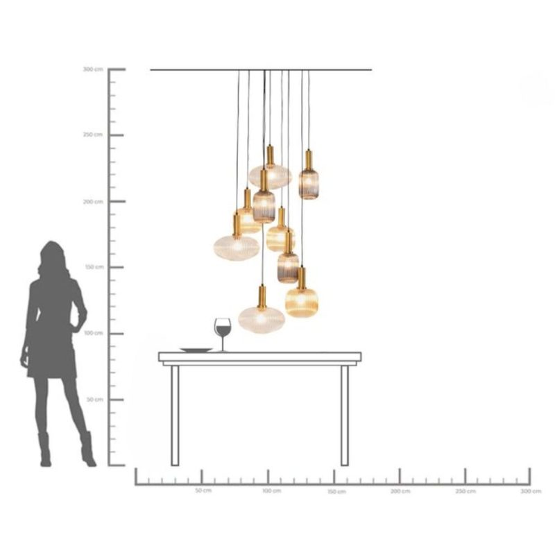 Kare Pendant Lamp Charleston Six Ø68cm (10)