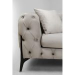 Kare Sofa Bellissima 3 Seater Velvet Taupe 240cm (6)