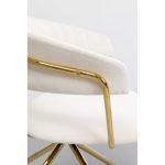 Kare Swivel Chair Belle Velvet Cream (7)