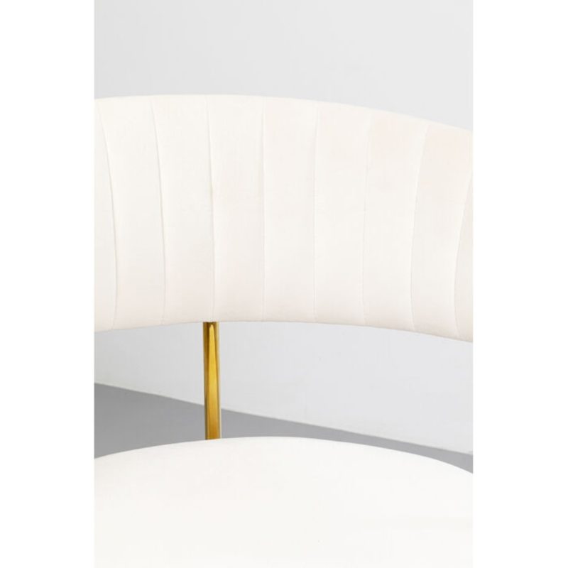 Kare Swivel Chair Belle Velvet Cream (8)