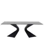 Kare Table Gloria Black 200x100cm (2)