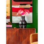 Kare Vase Donna Black 40cm (5)