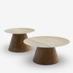 Side table timberstone Ø65cm (2)