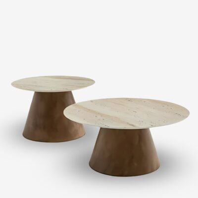 Side table timberstone Ø65cm (2)