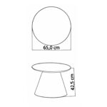 Side table timberstone Ø65cm (4)