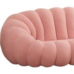 Sofa Bubble Pink Bouclé 180x100x67cm (6)