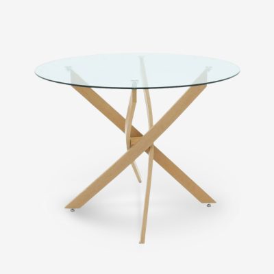 Table Greta Nature Metal ∅80х75cm