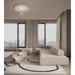 Ceiling Lamp Nima White ∅60х23cm (2)