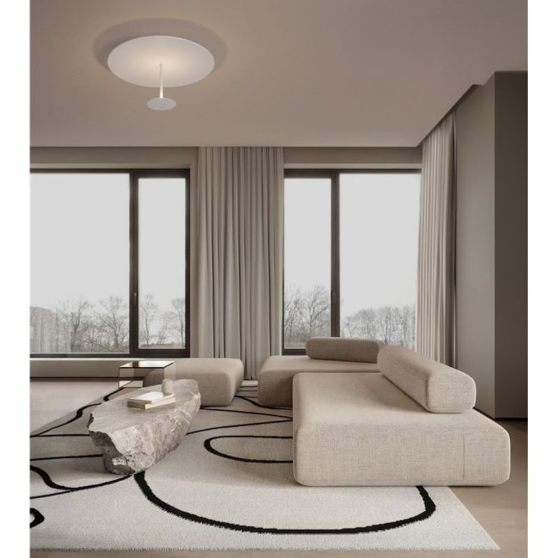 Ceiling Lamp Nima White ∅60х23cm (2)