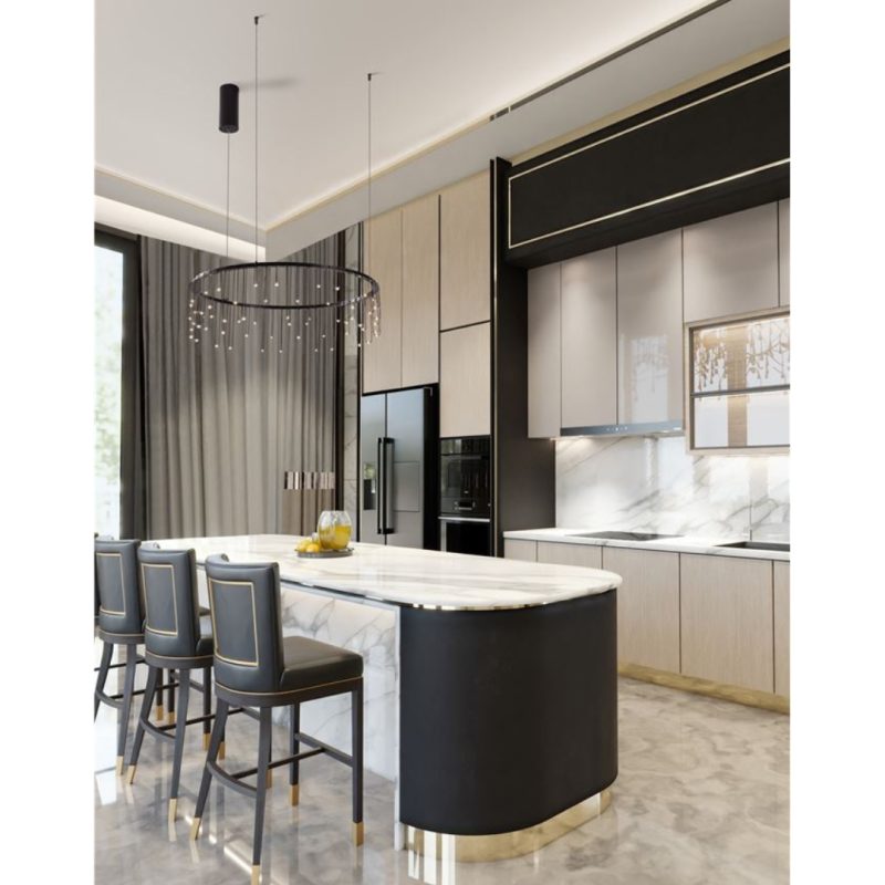 Chandelier Stellar Black ∅65х150cm (2)