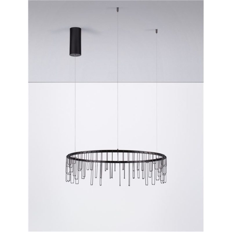 Chandelier Stellar Black ∅65х150cm (3)