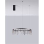 Chandelier Stellar Black ∅65х150cm (4)