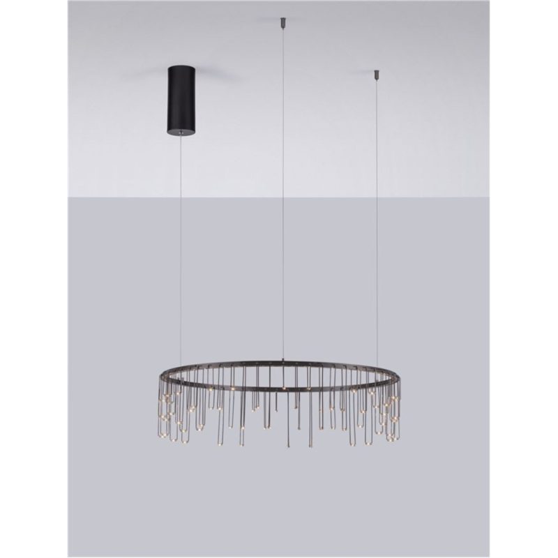 Chandelier Stellar Black ∅65х150cm (4)
