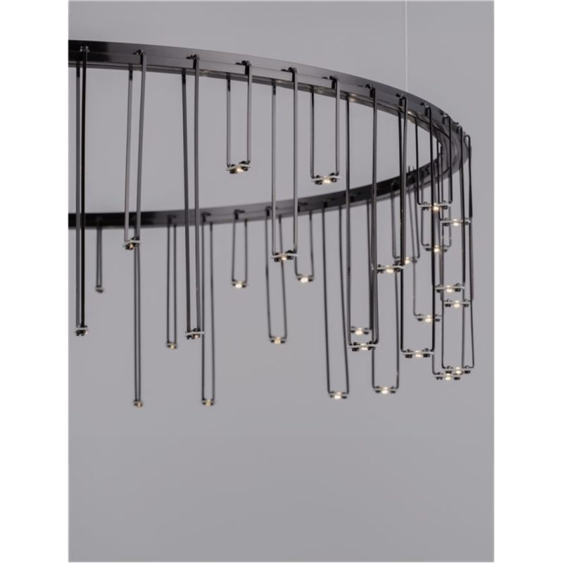 Chandelier Stellar Black ∅65х150cm (5)