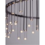 Chandelier Stellar Black ∅65х150cm (6)