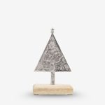 Christmas Deco Tree Feliz 1s 11x6x18cm