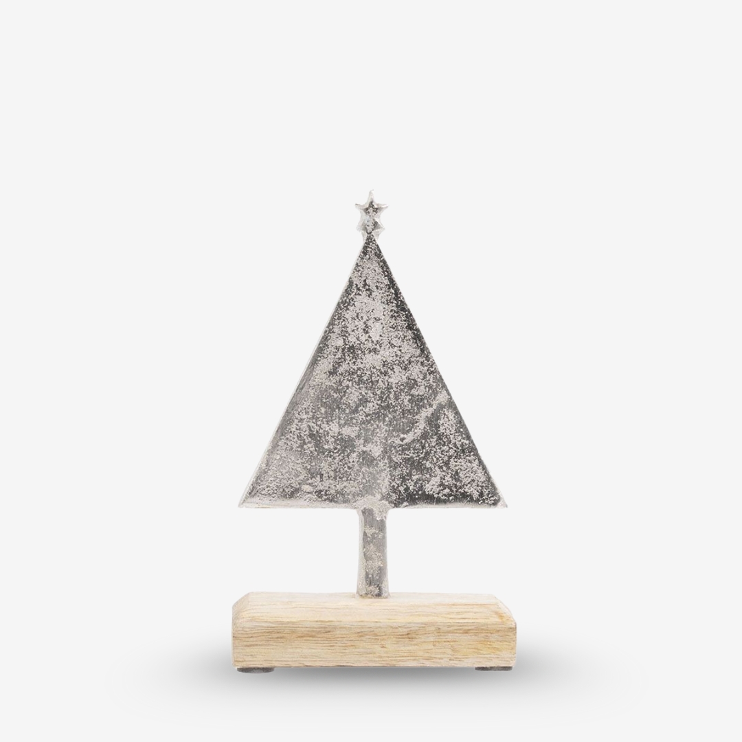 Christmas Deco Tree Feliz-1S 11x6x18cm Christmas Deco Tree Feliz 1s 11x6x18cm
