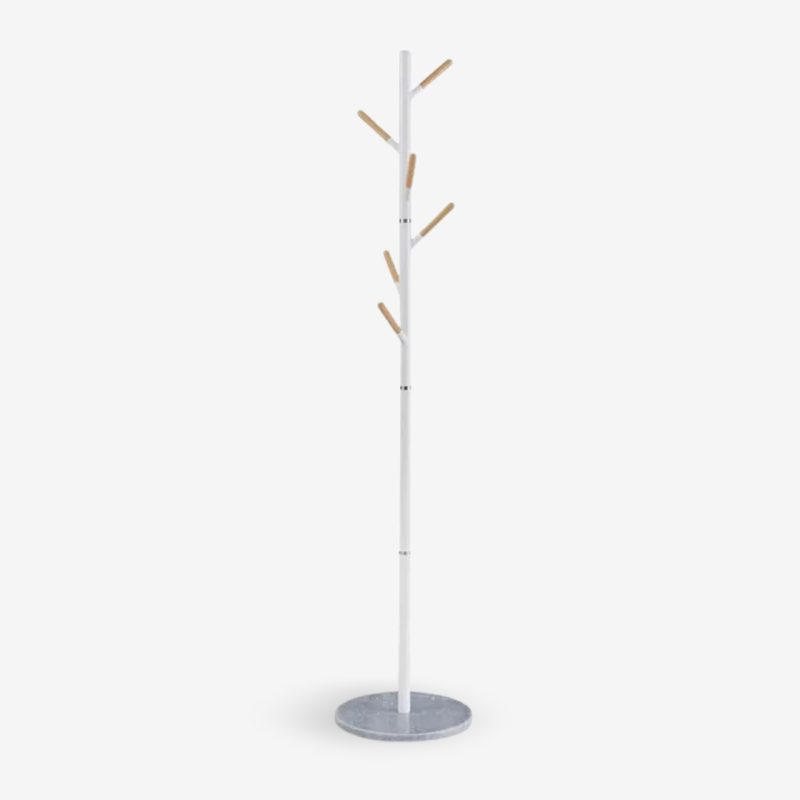 Coat Hanger Merry White Nature Ø37x174cm (1)