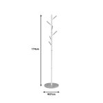 Coat Hanger Merry White Nature Ø37x174cm (2)