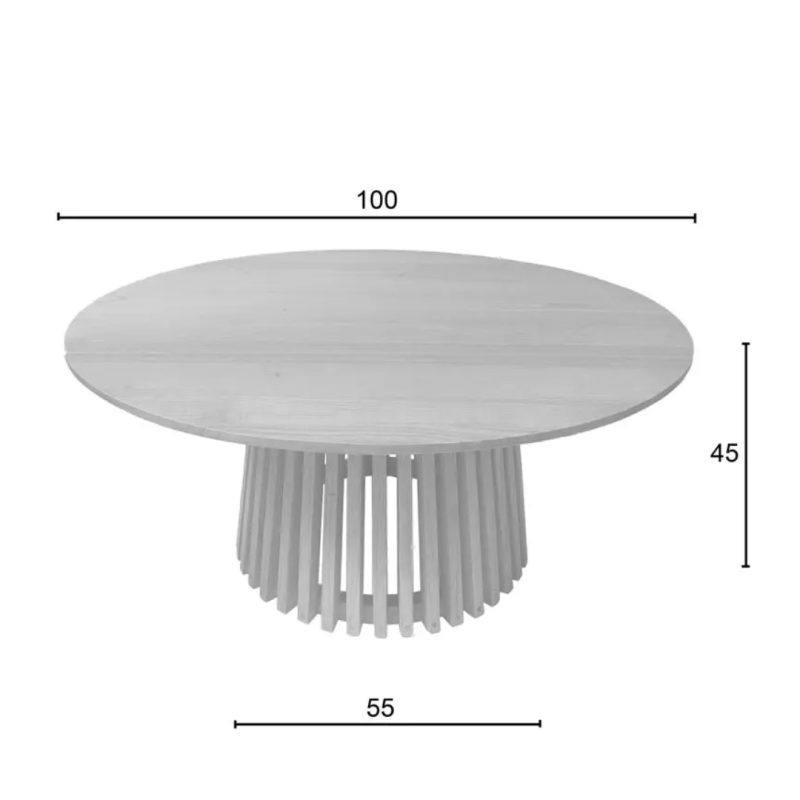 Coffee Table Kenda ∅100x45cm (6)