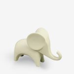 Deco Figurine Ingor Elephant White 21x7.5x15cm (3)