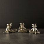 Deco Figurines Froggies 3pcsset 16.3x7.5x10.8cm (2)