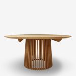 Dining Table Kenda ∅150x75cm (2)
