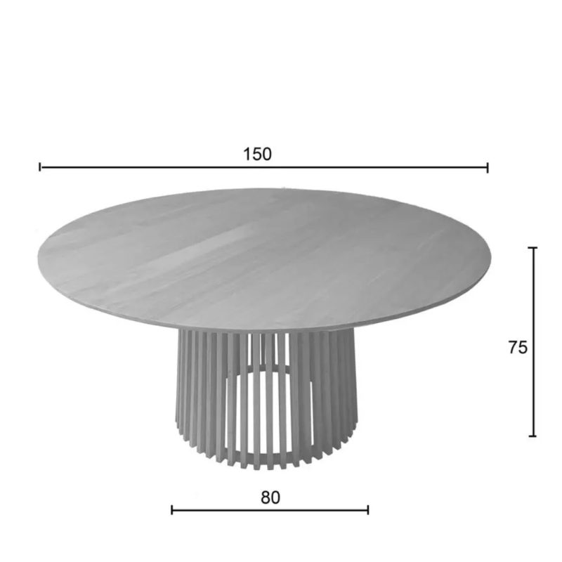 Dining Table Kenda ∅150x75cm (6)