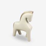 Figurine Jasper Horse Ivorygold 16x7x20cm (1)