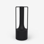 Floor Vase Soho Metal Black Ø15x40.5cm