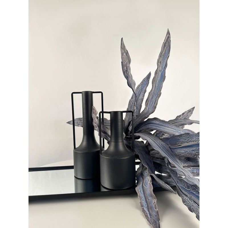 Floor Vase Soho Metal Black Ø15x40.5cm (2)