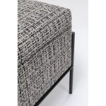 Kare Bench Buttons Storage B&w Big (16)