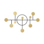 Kare Coat Rack Art Circles 79cm