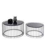 Kare Coffee Table Wire Live 2set  (4)