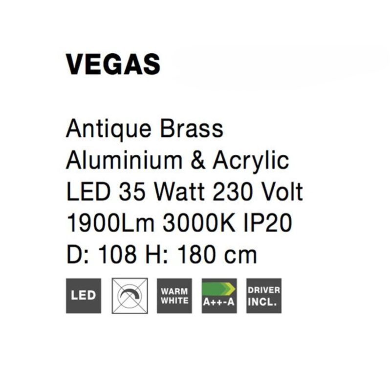 Led Pendant Light Vegas ∅108x180cm (1)