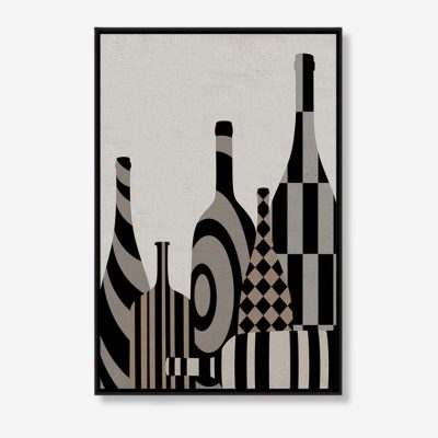 Painting Art Bottles 82.6x122.6x4.3cm